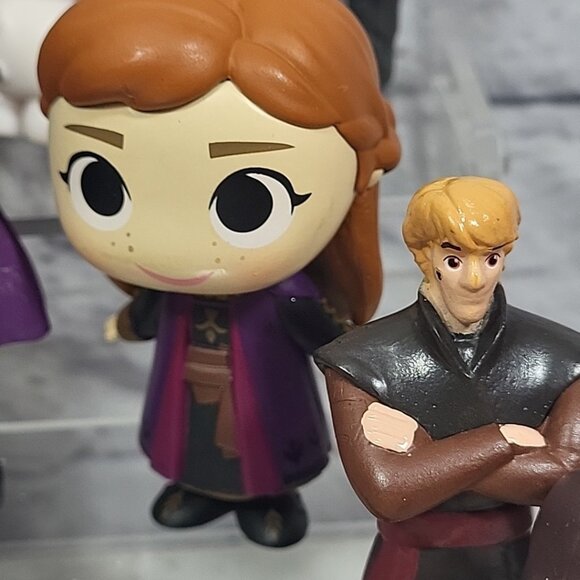 Disney Frozen Figures Large Lot Trolls Sven Kristoff Young Twin Elsas Anna Olaf - Picture 7 of 12